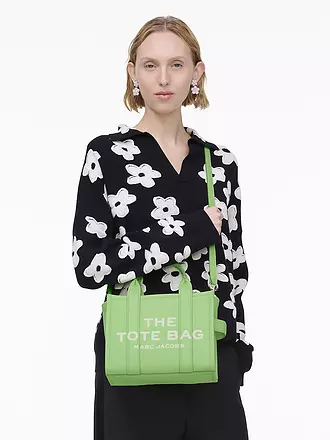 MARC JACOBS | Ledertasche - Tote Bag THE SMALL TOTE LEATHER | grün